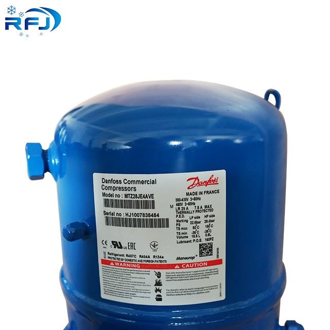 MT22 MTZ28JE4AVE Danfoss Maneurpo Hermetic Piston Compressor (2)