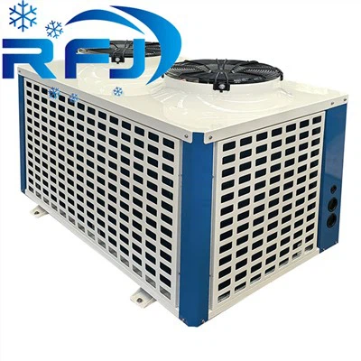 Unidade de resfriamento a ar de temperatura média-alta de rolagem única